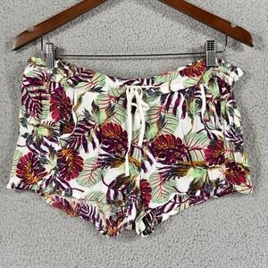 Roxy Women's Size XS Beach Floral Shorts Tropical‎ Boho Pool Party